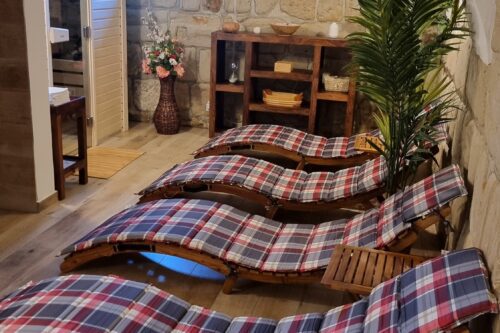 Sauna relaxační zóna